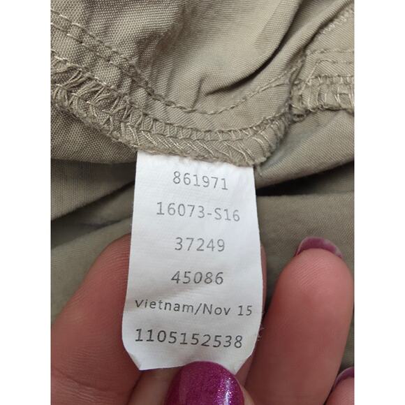 REI Cargo Pants Mens Size 37x30 Hiking Camping Outdoor Travel Utility Tan Work - Picture 9 of 12